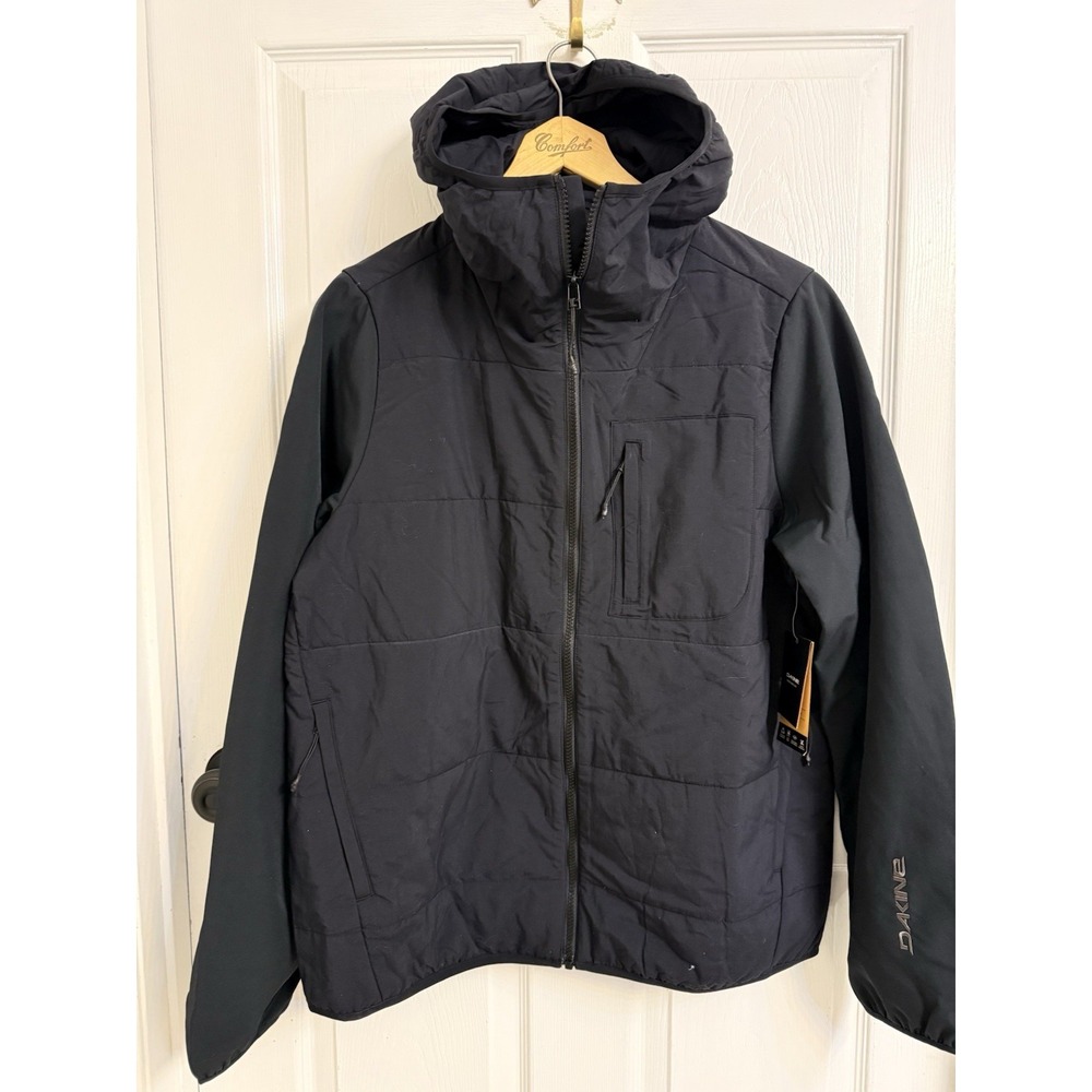 NWT Dakine Cruiser Insultaed Jacket Hooded Black Full Zip Outdoor Unisex Men's M